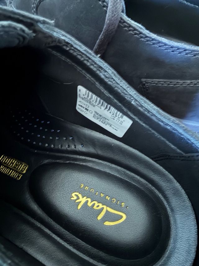 Zapatos Clarks Negros Hombre