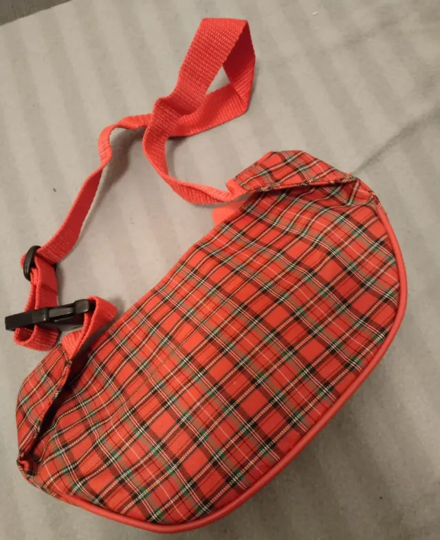 Riñonera infantil cuadros escoceses