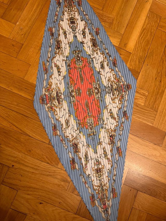 Pañuelo twilly pequeño vintage satinado colorido