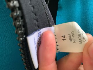 Traje de surf Seland azul y negro