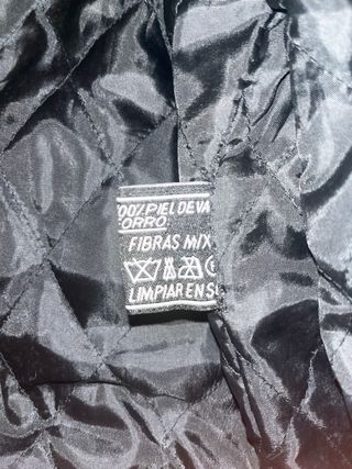 Chaqueta de cuero Ami Paris Negra