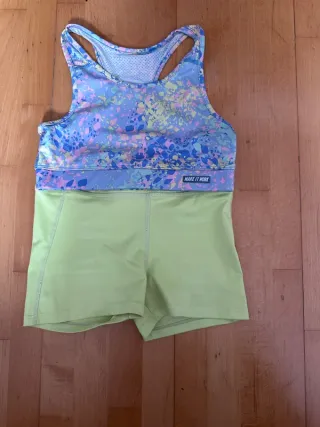 Conjunto deportivo niña gimnasia