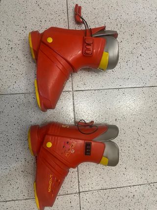 Botas de esquí niño Salomon rojas