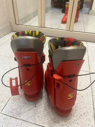 Botas de esquí niño Salomon rojas