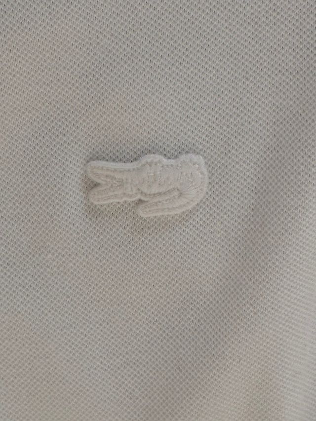 Vestido Polo Lacoste Blanco Talla M