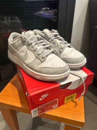Nike Dunk Low Gris/Blanco Talla 38,5