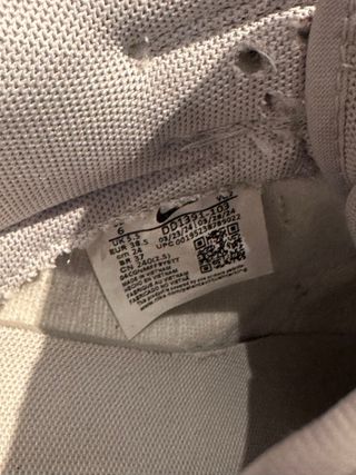 Nike Dunk Low Gris/Blanco Talla 38,5