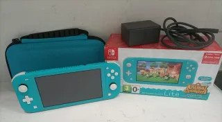 Nintendo Switch Lite Turquesa + Estuche y Cargador