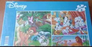 Puzzle Disney 3x100 piezas