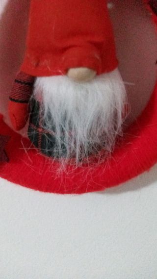 Ghirlanda Natale con Gnomo Fatta a Mano