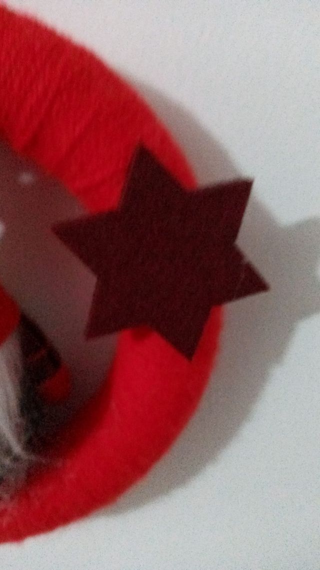 Ghirlanda Natale con Gnomo Fatta a Mano