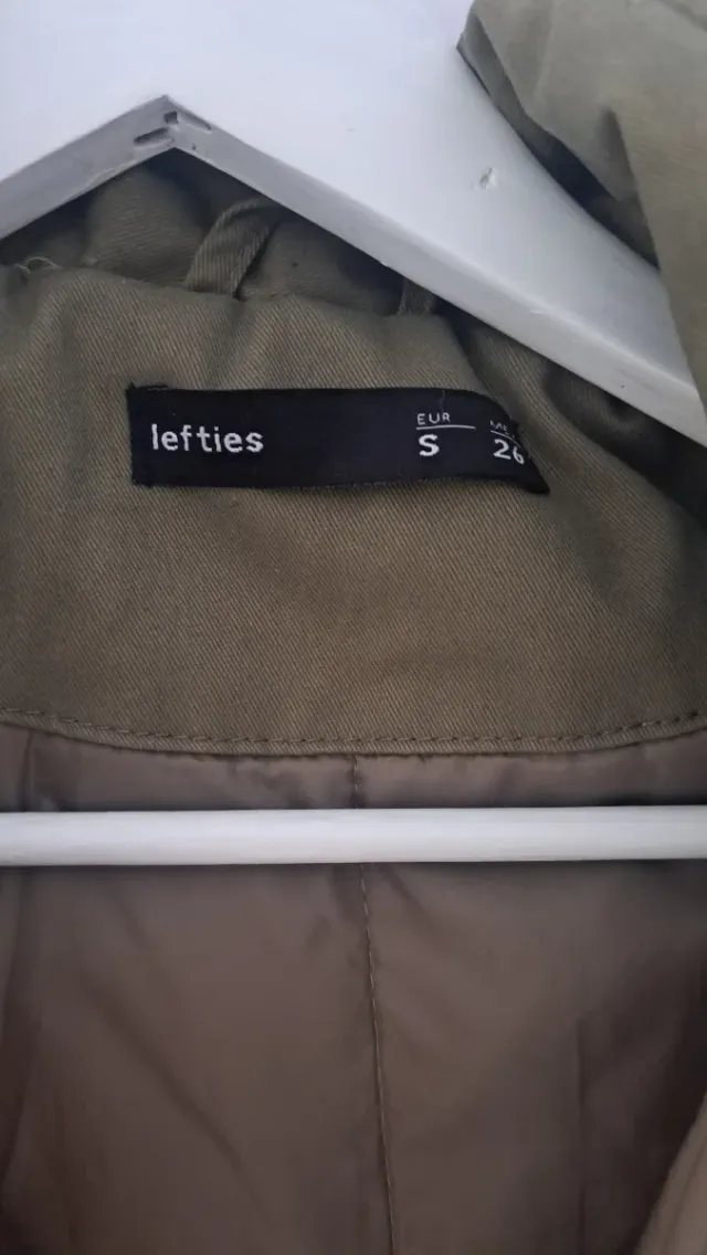 Cazadora Lefties Talla S Verde Oliva