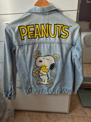 Cazadora vaquera Snoopy Talla 11-12 / XS