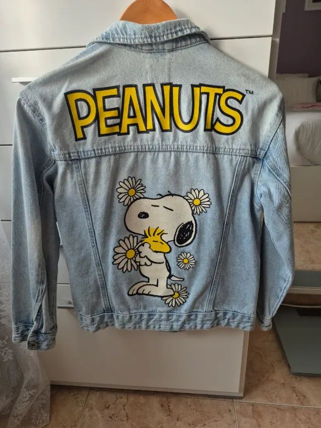 Cazadora vaquera Snoopy Talla 11-12 / XS