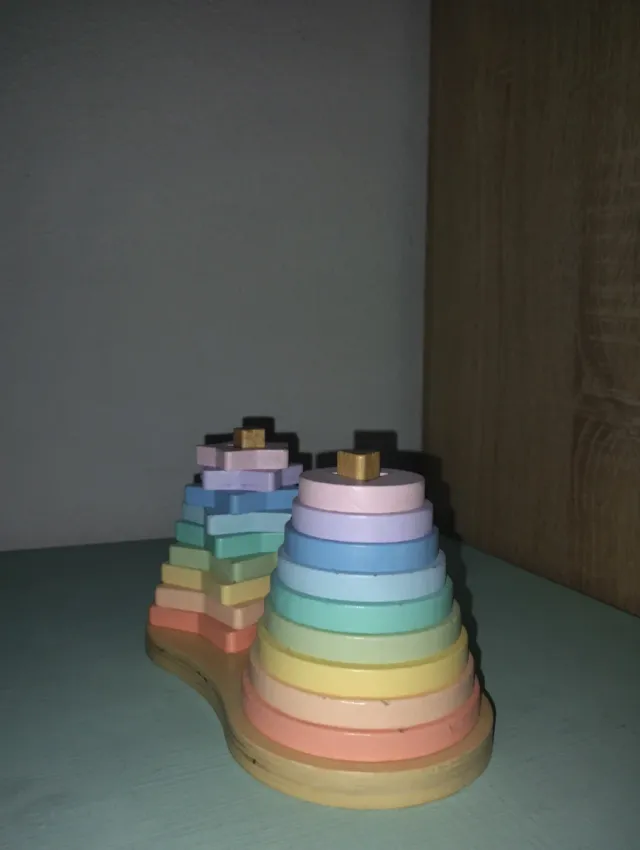 Juego apilable de madera Mundo Diver