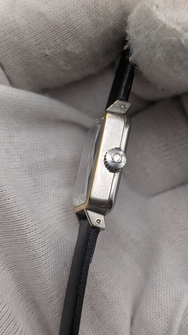 Omega De Ville Donna Rettangolare Nero