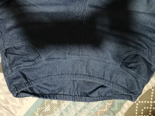 Pantalón ancho azul