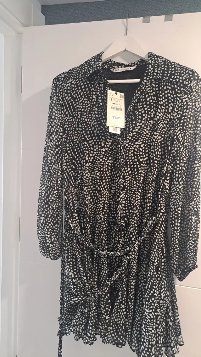 Vestido Zara Estampado Talla S