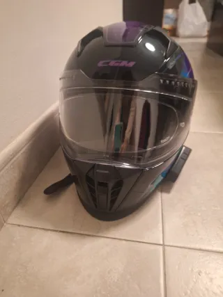 Casco de Moto con Diseño Galaxia