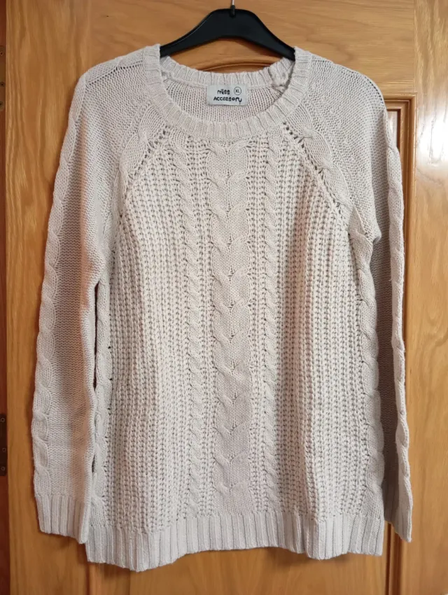 Jersey Miss Accessory Beige Talla XL