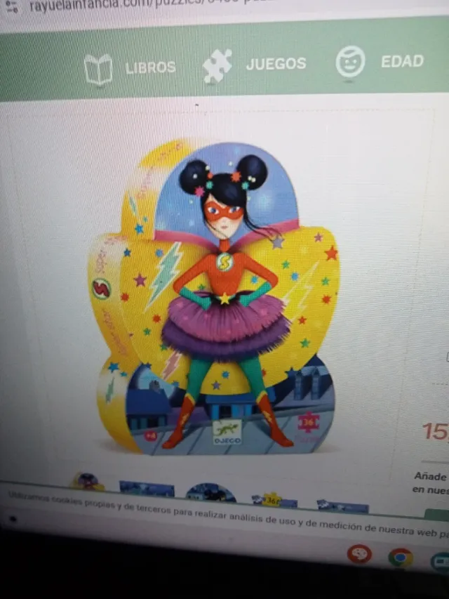 Puzzle Djeco Super Heroína