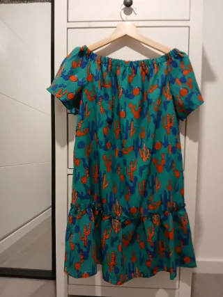 Vestido Minueto Cactus. Talla L