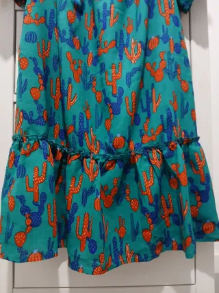 Vestido Minueto Cactus. Talla L