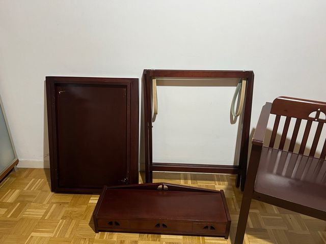 Escritorio madera maciza original