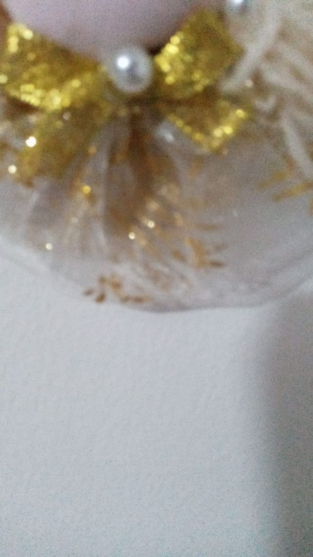 Decorazione Angelo Stoffa Legno