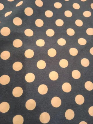 Camiseta tirantes azul lunares