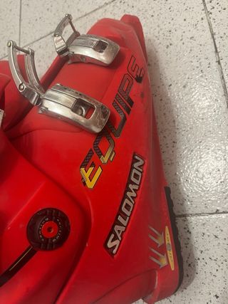 Botas de esquí Salomon E3 Rojas