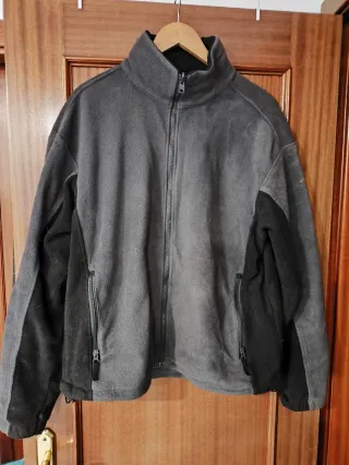 Chaqueta Columbia Polar Talla XL Gris/Negra