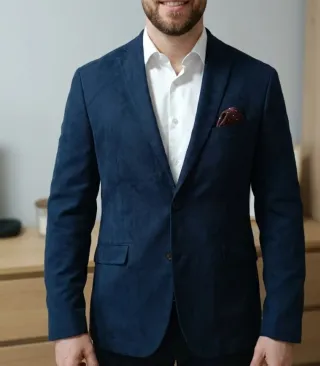 Americana azul marino