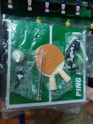 Mini mesa ping pong con palas y pelota