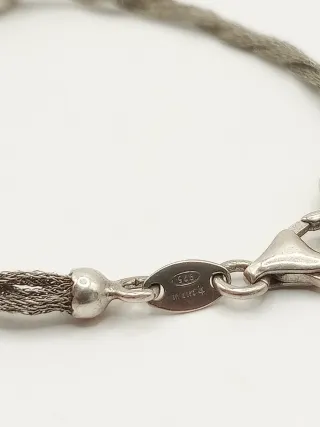 Bracciale donna design minimalista argento