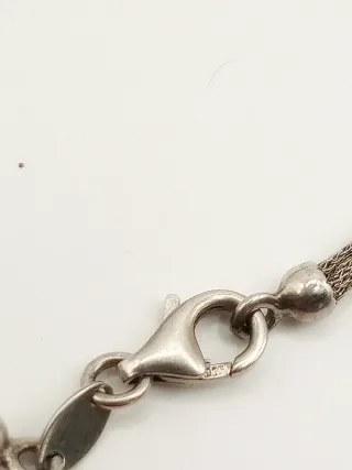 Bracciale donna design minimalista argento