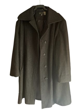 Abrigo largo gris talla XL