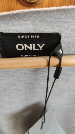 Blazers Only manga francesa rosa y gris