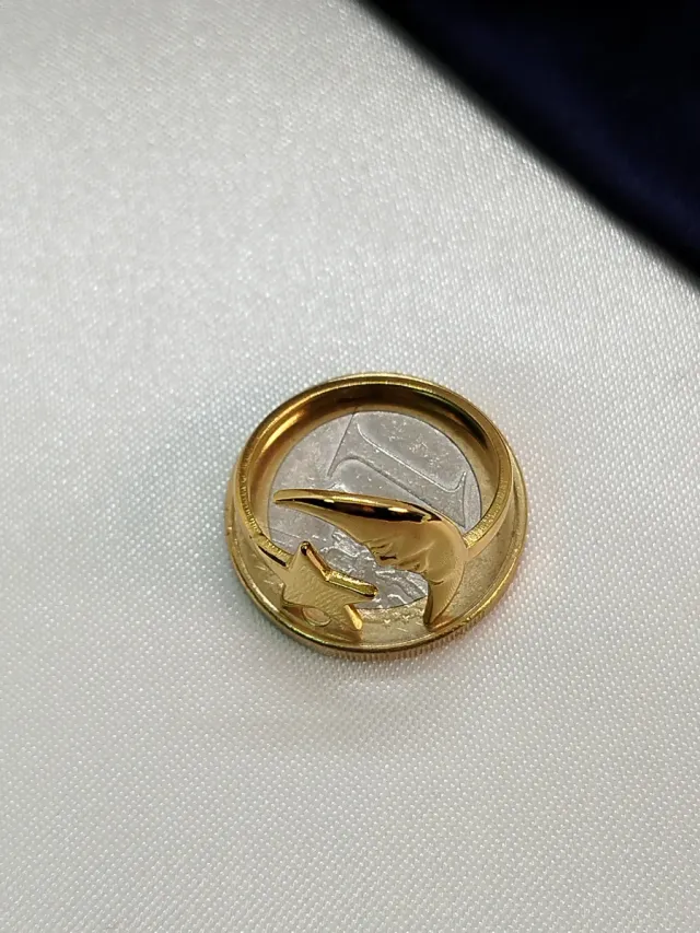 Anillo Luna y Estrella Acero Inoxidable Ajustable