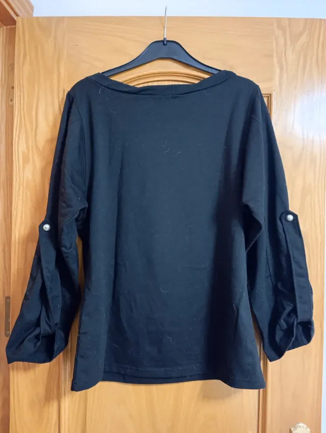 Jersey negro con estampado