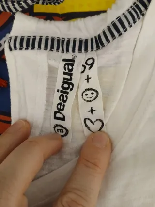 Camiseta Desigual Corazón Azul