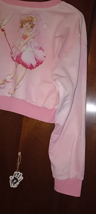 Crop top Sakura Card Captor rosa