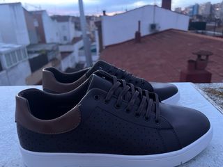 Zapatos casuales hombre marrones talla 43