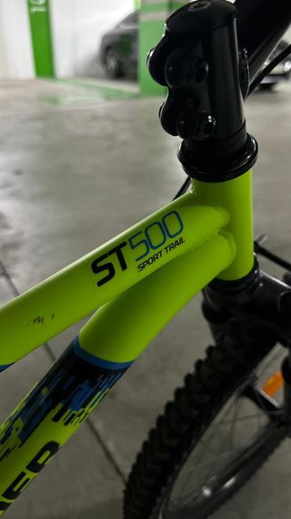 Bicicleta infantil Rockrider ST500 verde