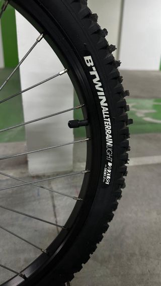 Bicicleta infantil Rockrider ST500 verde