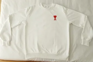 Sudadera Ami Paris Corazón Rojo