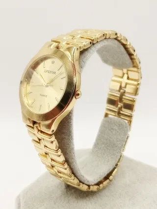 Orologio Lifestar placcato oro 18 kt donna quarzo