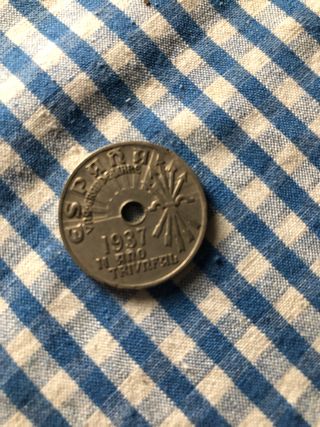 25 céntimos España 1937 II Año Triunfal