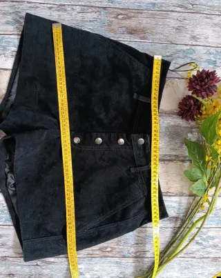 Shorts 100% piel de Mango