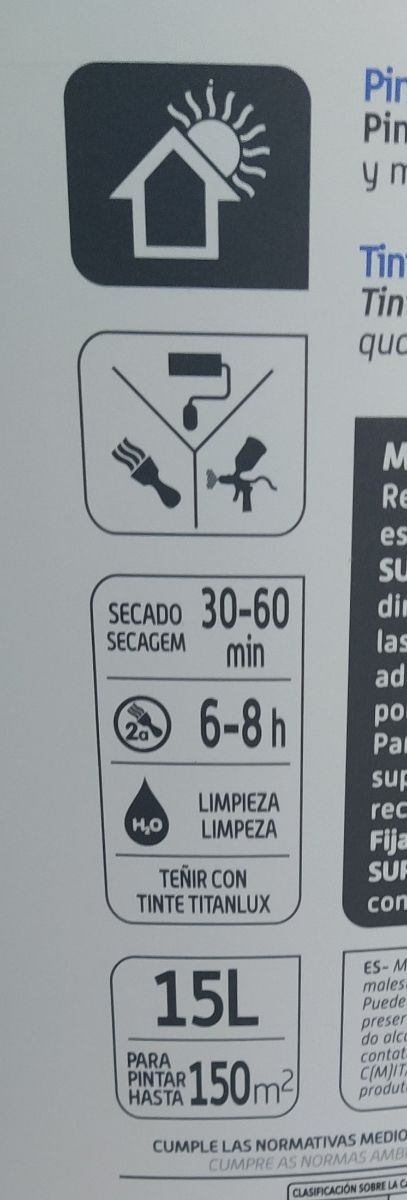 Pintura Titanlux Cobertura Total Blanca Mate